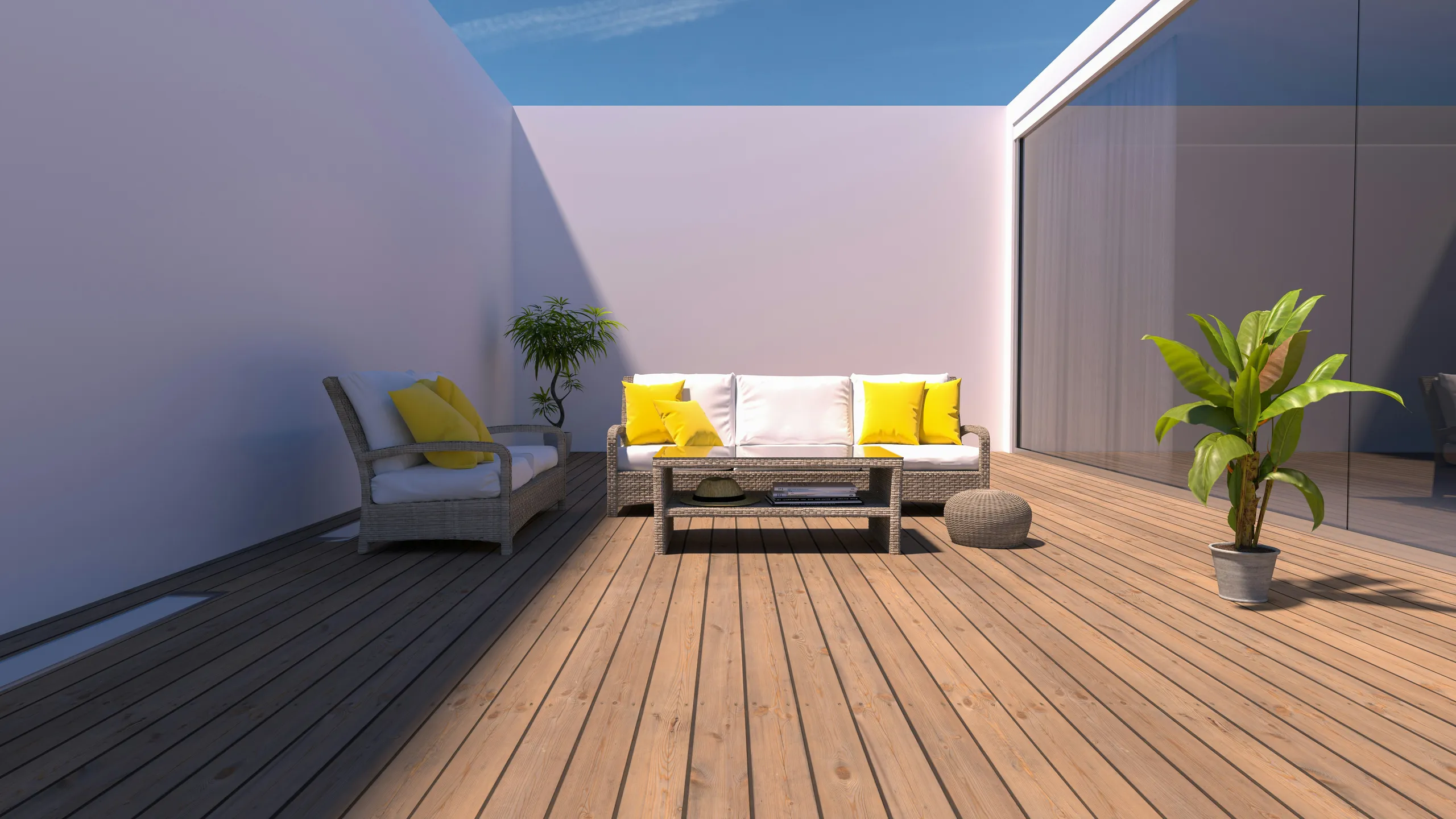 Terraza — vista desde el interior